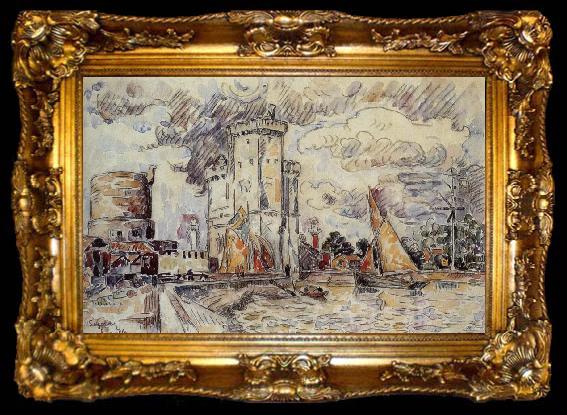 framed  Paul Signac Landscape, ta009-2